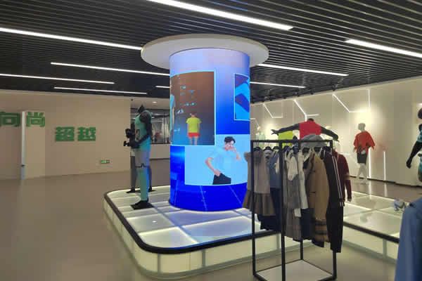 佛山市某品牌體驗店 - 弧形、圓柱LED顯示屏