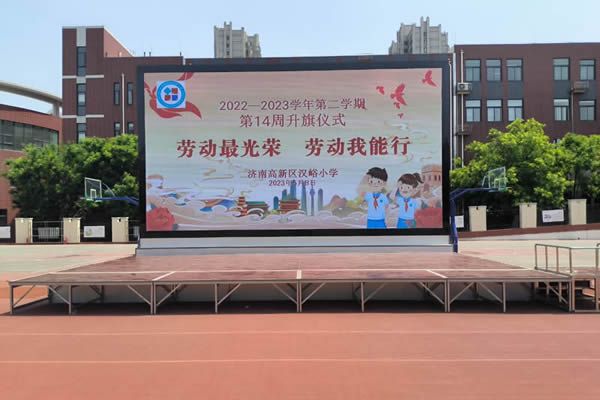 舞臺背景墻尺寸6*10米，配多大的LED顯示屏合適？